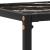 Masă consolă, negru, 80x35x75 cm, sticlă securizată GartenMobel Dekor