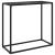 Masă consolă, negru, 80x35x75 cm, sticlă securizată GartenMobel Dekor