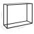Masă consolă, transparent, 100x35x75 cm, sticlă securizată GartenMobel Dekor