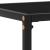 Masă consolă, negru, 100x35x75 cm, sticlă securizată GartenMobel Dekor
