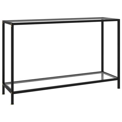 Masă consolă, transparent, 120 x 35 x 75 cm, sticlă securizată GartenMobel Dekor