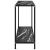 Masă consolă, negru, 120 x 35 x 75 cm, sticlă securizată GartenMobel Dekor