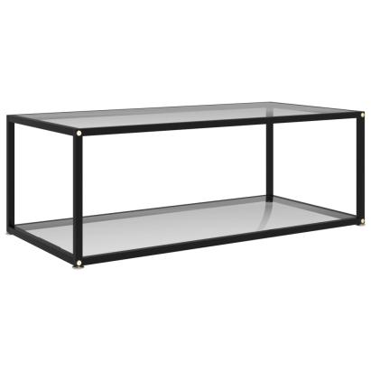 Măsuță de cafea, transparent, 100x50x35 cm, sticlă securizată GartenMobel Dekor