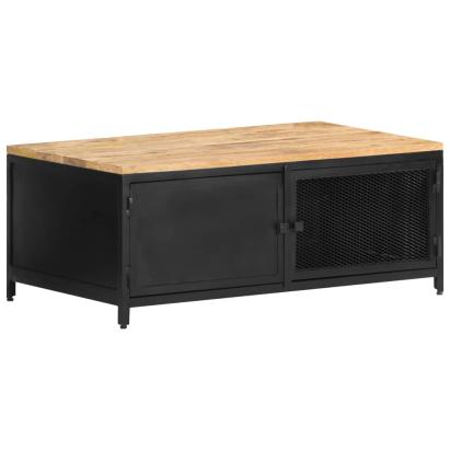 Măsuță de cafea, 90 x 50 x 37, lemn masiv de mango nefinisat GartenMobel Dekor