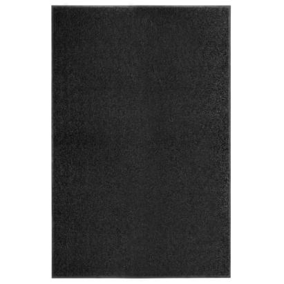 Covoraș de ușă lavabil, negru, 120 x 180 cm GartenMobel Dekor