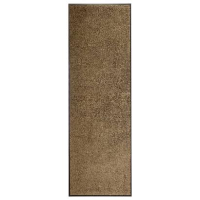 Covoraș de ușă lavabil, maro, 60 x 180 cm GartenMobel Dekor