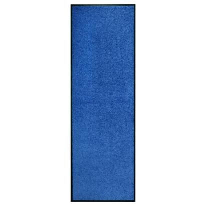 Covoraș de ușă lavabil, albastru, 60 x 180 cm GartenMobel Dekor