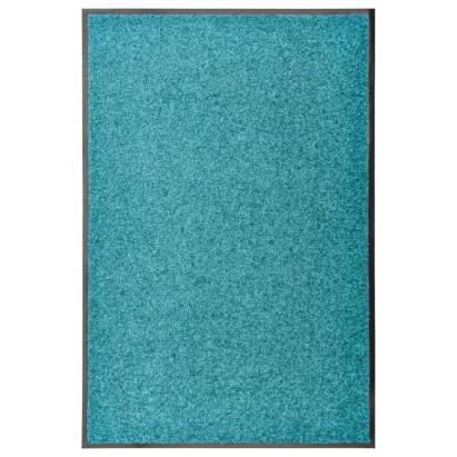 Covoraș de ușă lavabil, cyan, 60 x 90 cm GartenMobel Dekor