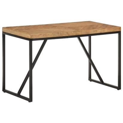 Masă de bucătărie 120x60x76 cm lemn masiv de acacia/mango GartenMobel Dekor