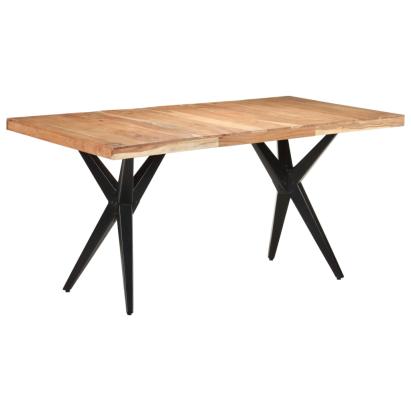 Masă de bucătărie, 160x80x76 cm, lemn masiv de acacia GartenMobel Dekor