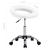 Scaun de lucru pivotant, alb, piele ecologică GartenMobel Dekor