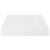 Rafturi de perete, 4 buc., alb extralucios, 23x23,5x3,8 cm, MDF GartenMobel Dekor