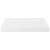 Raft de perete suspendat, alb extralucios, 40x23x3,8 cm, MDF GartenMobel Dekor