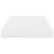 Raft de perete suspendat, alb extralucios, 40x23x3,8 cm, MDF GartenMobel Dekor