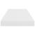 Raft de perete suspendat, alb extralucios, 60x23,5x3,8 cm, MDF GartenMobel Dekor