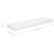 Raft de perete suspendat, alb extralucios, 80x23,5x3,8 cm, MDF GartenMobel Dekor