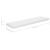 Raft de perete suspendat, alb extralucios, 90x23,5x3,8 cm, MDF GartenMobel Dekor