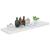 Raft de perete suspendat, alb extralucios, 90x23,5x3,8 cm, MDF GartenMobel Dekor