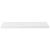 Raft de perete suspendat, alb extralucios, 90x23,5x3,8 cm, MDF GartenMobel Dekor