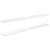 Rafturi de perete, 4 buc., alb extralucios, 90x23,5x3,8 cm, MDF GartenMobel Dekor