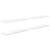 Rafturi de perete, 4 buc., alb extralucios, 120x23,5x3,8 cm MDF GartenMobel Dekor