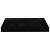 Raft de perete suspendat, negru extralucios, 40x23x3,8 cm, MDF GartenMobel Dekor
