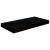Rafturi de perete, 2 buc., negru extralucios, 50x23x3,8 cm, MDF GartenMobel Dekor
