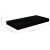 Rafturi de perete, 2 buc., negru extralucios, 50x23x3,8 cm, MDF GartenMobel Dekor