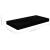 Rafturi de perete, 4 buc., negru extralucios, 50x23x3,8 cm, MDF GartenMobel Dekor