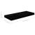 Raft de perete suspendat negru extralucios, 60x23,5x3,8 cm, MDF GartenMobel Dekor