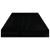 Rafturi de perete 2 buc. negru extralucios, 60x23,5x3,8 cm, MDF GartenMobel Dekor