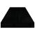 Rafturi de perete 2 buc., negru extralucios, 80x23,5x3,8 cm MDF GartenMobel Dekor