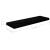 Rafturi de perete 2 buc., negru extralucios, 80x23,5x3,8 cm MDF GartenMobel Dekor