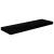 Rafturi de perete 2 buc., negru extralucios, 80x23,5x3,8 cm MDF GartenMobel Dekor