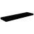Rafturi de perete, 2 buc., negru extralucios 90x23,5x3,8 cm MDF GartenMobel Dekor