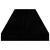 Rafturi de perete, 2 buc., negru extralucios 90x23,5x3,8 cm MDF GartenMobel Dekor