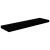Rafturi de perete 4 buc. negru extralucios, 90x23,5x3,8 cm, MDF GartenMobel Dekor
