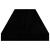 Rafturi de perete 4 buc. negru extralucios, 90x23,5x3,8 cm, MDF GartenMobel Dekor