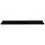 Rafturi de perete, 2 buc. negru extralucios 120x23,5x3,8 cm MDF GartenMobel Dekor