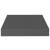 Rafturi de perete, 2 buc., gri extralucios, 23x23,5x3,8 cm, MDF GartenMobel Dekor