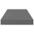 Raft de perete suspendat, gri extralucios, 50x23x3,8 cm, MDF GartenMobel Dekor