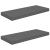 Rafturi de perete, 2 buc., gri extralucios, 60x23,5x3,8 cm, MDF GartenMobel Dekor