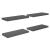 Rafturi de perete, 4 buc., gri extralucios, 60x23,5x3,8 cm, MDF GartenMobel Dekor