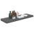 Rafturi de perete, 4 buc., gri extralucios, 80x23,5x3,8 cm, MDF GartenMobel Dekor