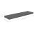 Raft de perete suspendat, gri extralucios, 90x23,5x3,8 cm, MDF GartenMobel Dekor