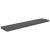Rafturi de perete, 2 buc., gri extralucios, 120x23,5x3,8 cm MDF GartenMobel Dekor