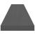 Rafturi de perete, 2 buc., gri extralucios, 120x23,5x3,8 cm MDF GartenMobel Dekor