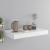 Raft de perete suspendat, alb, 40x23x3,8 cm, MDF GartenMobel Dekor