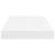 Raft de perete suspendat, alb, 50x23x3,8 cm, MDF GartenMobel Dekor