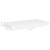 Raft de perete suspendat, alb, 50x23x3,8 cm, MDF GartenMobel Dekor